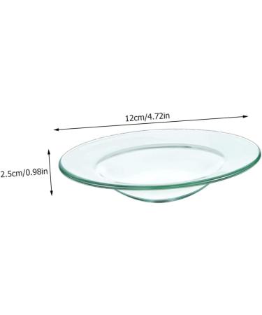 Garneck 6-Piece Glass Bowl Candlestick Set | Candle Heat Plate & Wax Warmer Accessories | Transparent 12x12cm - Perfect for Home D cor - Buy Online on GoSupps.com