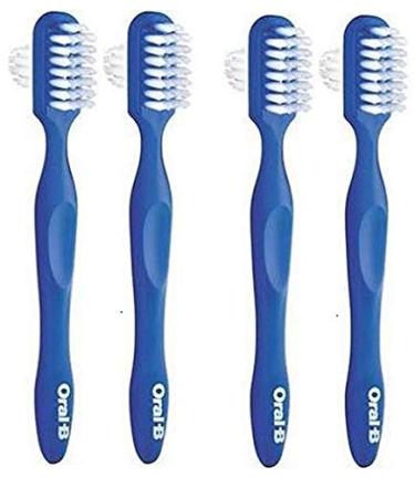 Oral B Denture Brush Dual Head - Pack of 4
