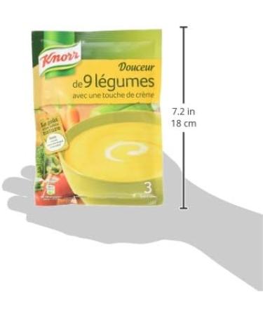 Knorr Douceur de 9 L gumes with a Touch of Cream for 3 portions 84 g - Pack of 5 - Buy Online on GoSupps.com