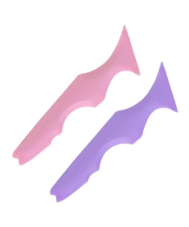 FOMIYES 2pcs Silicone Beauty Ruler Lip Liners De Para Gelatinas Silicone Eyeliner Stencils Bevel Auxiliary