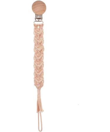 WT-DDJJK Pacifier Chain - Woven Cotton Rope Baby Pacifier Clip & Dummy Holder | International Shipping Available - Buy Online on GoSupps.com