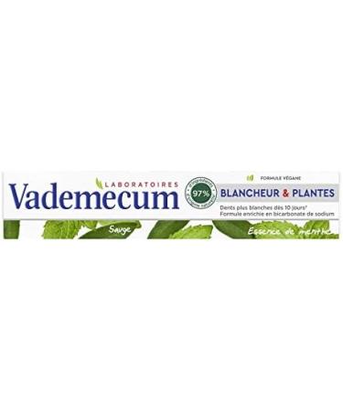 VADEMECUM - Toothpaste in Tube Whitening and Plants 75Ml - (Pack of 4) - Buy Online on GoSupps.com