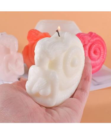 Cestony Conch Girl Shape Silicone Molds for Candle & Soap Making | Perfect for Pillar Aromatherapy and Clay Crafts - Buy Online on GoSupps.com