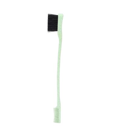 Dual Head Eyebrow Brush - Perfect for Beauty Salons Barber Shops & Home Use - Green - Buy Online on GoSupps.com