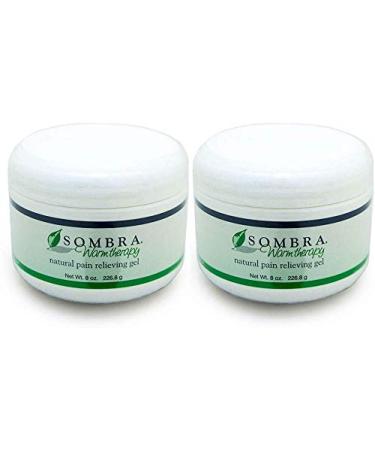 Sombra Warm Therapy Natural Pain Relieving Gel, 8 Oz (Pack of 2)