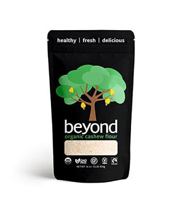 Beyond Organic Cashew Flour - Made From Organic, Non-GMO, Fairtrade Cashews | Use as Paleo or Vegan Baking Flour, Finely Ground Cashew Powder