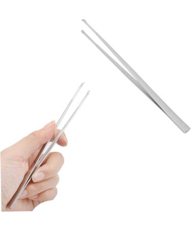 ULTECHNOVO Ear Spoon 10 Pcs Ear Twizzers Hair Tweezers Forceps Tweazers Tweasers Stainless Steel Tweezers Cleaning Tool Cleaner Metal Twizzer Silverx2pcs 15.8*1cmx2pcs - Buy Online on GoSupps.com