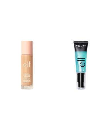 e.l.f. Halo Glow Liquid Filter and Power Grip Primer | Complexion Boosters and Face Primer Bundle