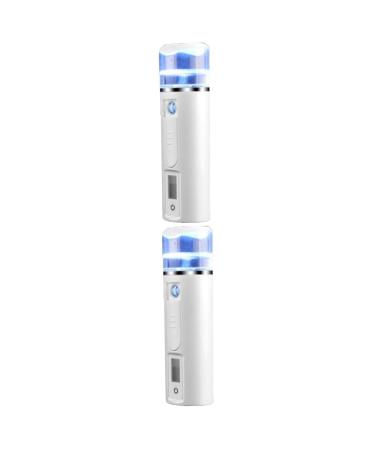 Mipcase 2pcs Spray Bottles Mist Sprayer Mini Face Mists Nano Mist Cooler Steamer Usb Moisture Cream mediumx2pcs