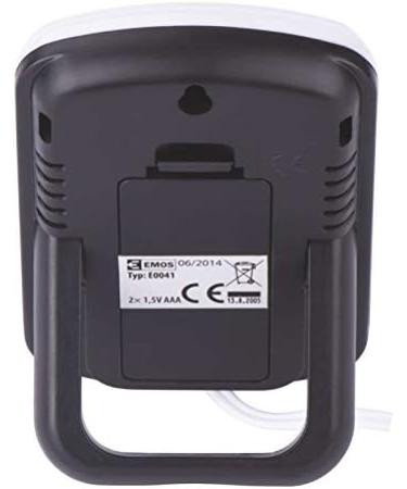 Buy EMOS Wired Digital Outdoor & Indoor Thermometer with Cable Sensor - Battery Operated | International Shipping Available - Buy Online on GoSupps.com