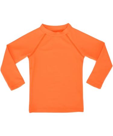 TIZAX Kids Boys Sun Protection Swim Shirt | Long Sleeve UV Swimwear for Ages 13-14 | Quick-Drying Orange - Buy Online on GoSupps.com
