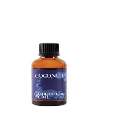 Mystic Moments | Coconut Fragrance Oil - 50ml - Perfect for Soaps Candles and Skin & Hair Care Items Coconut 50ml
