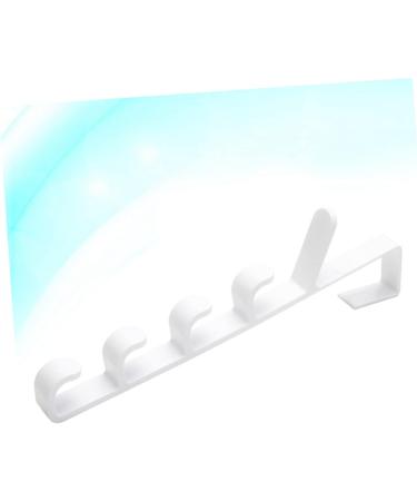 Zerodeko 3pcs 5 Door Hanging Rack Hooks Towel Hook White Multifunction medium White - Buy Online on GoSupps.com