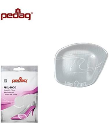 Pedag Feel Good Gel Pelotte | Transparent Self-Adhesive Foot Support for Open Shoes | Washable Foot Pain Relief - Buy Online on GoSupps.com