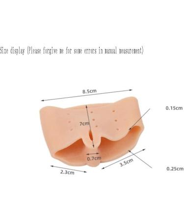 DEAVER Gel Toe Separators - Bunion Corrector & Toe Straightener for Forefoot Pain Relief - Silicone Bunion Splints - Toe Protection - One Pair - Buy Online on GoSupps.com