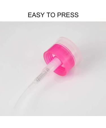 Nail Varnish Remover Pump Bottle Dispenser The Gel Bottle Nail Polish Remover Dispenser Empty Clear Push Down Bottle Plastic Pump Liquid Container Rosy 180ml - Buy Online on GoSupps.com