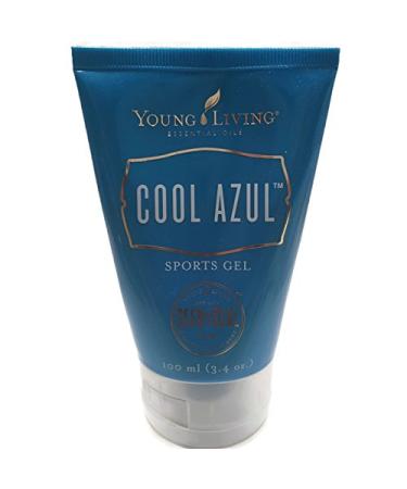 Young Living Cool Azul Sports Gel 3.4 oz | Body Care | Non-Sticky Aloe-Based Formula | Soothes Muscles During Massage | Warming & Cooling Sensations | Vegan-Friendly | Ideal for Post-Exercise