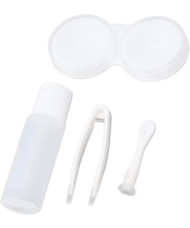 Portable Contact Lens Case Set with Mirror Tweezers & Solution - Travel-Friendly Storage Box - Buy Online on GoSupps.com