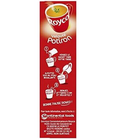  G n rique ROYCO - Creamy Pumpkin Soup - Instant Preparation in 3 Minutes - Autumn Flavor - 80g - Pack of 4 - Buy Online on GoSupps.com