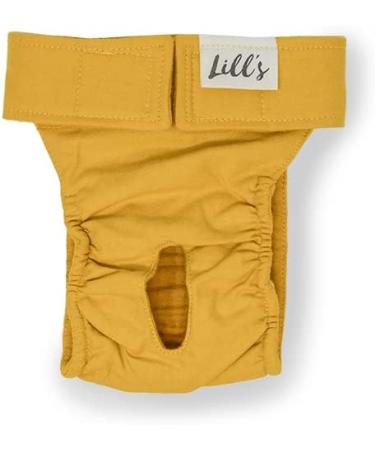 Lills Fuse Pants for Women | Flexible Closure Organic Cotton Extra Absorbent | XS-XXL | Amber Yellow - Buy Online on GoSupps.com