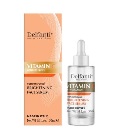 Delfanti Milano Vitamin C Collagen Serum | Brightening Face Serum | Made in Italy - Shop Now - Buy Online on GoSupps.com