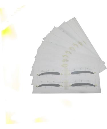 Beavorty 36 Pcs 48 Diy Eyebrow Stencil Eyebrow Grooming Stencils Non Woven Quick Eyebrow Sticker Card - Buy Online on GoSupps.com