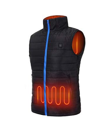 keepwarming Heated Vest for Women to Stay Warm Outdoor with 6 Heating Zones, 3 Heating Levels and Adjustable Size (not Included Power Bank)
