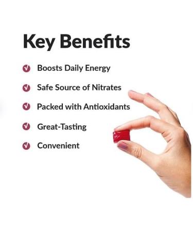 Total Beets Beet Root Superfood Soft Chews - Acai Berry Flavor | 90 ct - Boost Energy & Nutrition | International Shipping Available - Buy Online on GoSupps.com