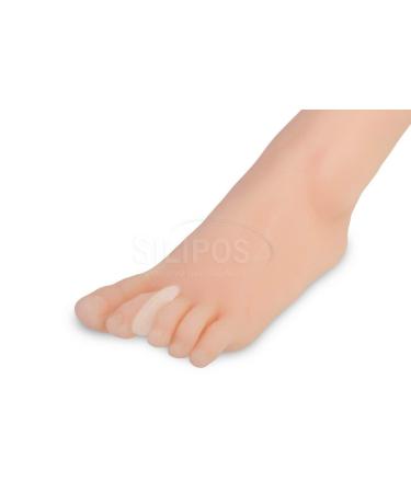 SILIPOS 6511 Antibacterial Gel Toe Separator (Pack of 6) - Small, Latex Free Toe Spacer for Bunion, Corn, Callus Pain Relief - Buy Online on GoSupps.com