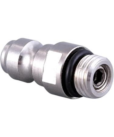 Stainless Steel M8x1 Male Thread Quick-Disconnect Plug Adapter for PCP Paintball Charging - 8mm Universal Fittings - Buy Online on GoSupps.com