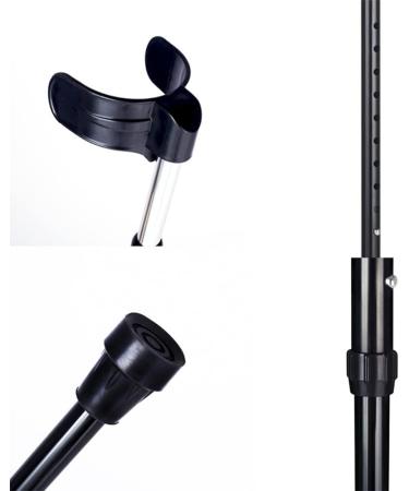 Crutches for Adults Forearm Crutches Crutches for Walking Adjustable Aluminum Alloy Crutches 10 Height-Adjustable Non-Slip Special for The Disabled (2 Piece) Fashionable Independence 1 pcs - Buy Online on GoSupps.com