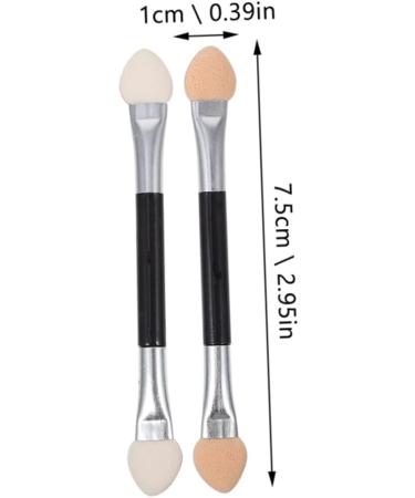 Mikinona 40pcs Latex Eye Shadow Stick Eye Shadow Applicator Double- Ended Eyeshadow Brush Make up Kit Plastic - Buy Online on GoSupps.com