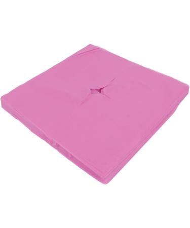 Verdant Touch Disposable Pillow Covers - 100 Pack Breathable & Absorbent Facial Support for Beauty Salons Pink Hole Design - Buy Online on GoSupps.com