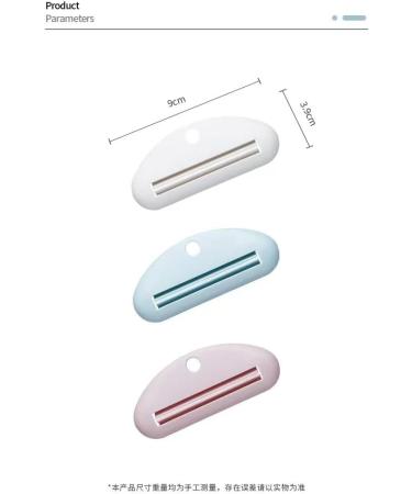 5-Pack Toothpaste Tube Squeezer Dispenser - Assorted Colors Toothpaste Clip - Buy Online on GoSupps.com