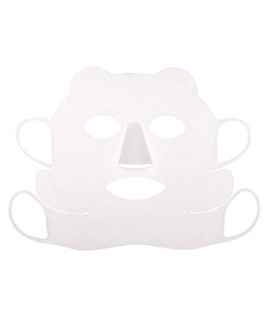 Ear Hook Silicone Facial Mask Reusable Panda Ear Hook Silicone Facial Mask Cover Prevent Serum Evaporation Beauty Tool for Sheet Mask Cover