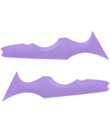 Didiseaon 8 Pcs Silicone Beauty Ruler Eyelash Spoolies Eyeliner Guide Template Eyeliner Guide Aid Blindfold - Buy Online on GoSupps.com
