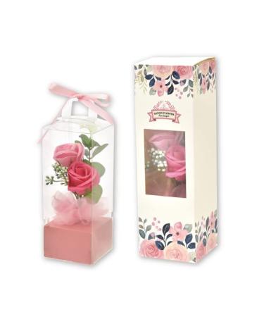Poppy Nagoya Soap Flower Mother's Day Artificial Flower Bouquet Gift Soap Flower S-191 Pink