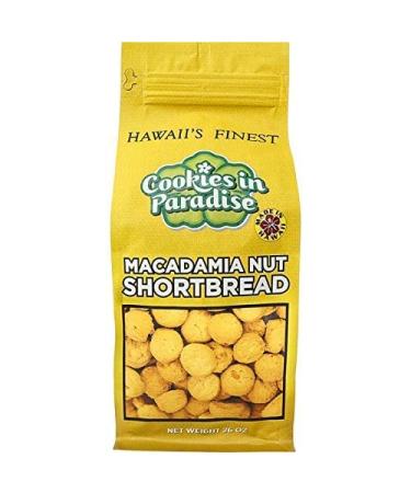 Delicious Macadamia Nut Shortbread Cookies - 26 oz | 1.62 Pound Pack | Cookies in Paradise - Buy Online on GoSupps.com