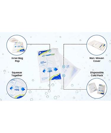 Primacare PCP-45 Pack of 24 4x5 Disposable Instant Cold Therapy Ice Packs - Pain Relief for Injuries | First Aid Essentials - Buy Online on GoSupps.com