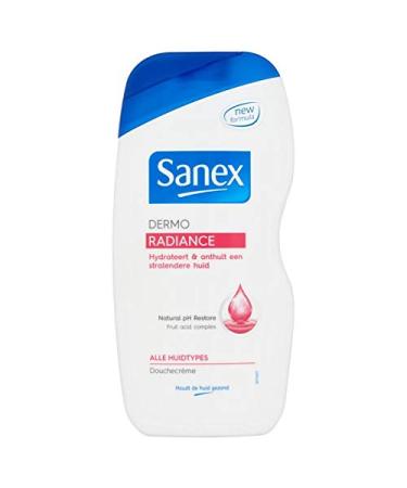 Sanex Sanex Dermo Radiance Shower Gel - Hydrate All Skin Types - 500ml - Pack of 3