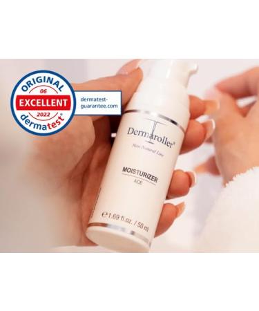 Buy Dermaroller Natural Moisturizing ACE Cream - Hyaluronic Acid & Oils for Anti-Aging | 1.7 oz - Buy Online on GoSupps.com