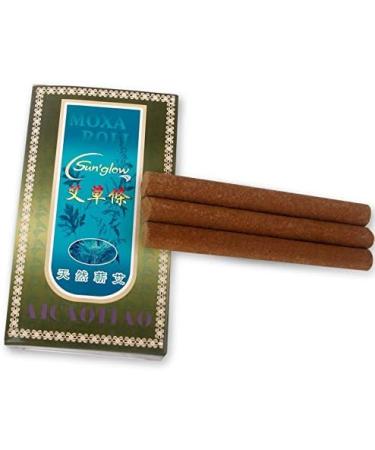 BANGHA Moxa Rolls - Handmade Smoky Wormwood Moxibustion Rolls (30pcs 7x120mm) - Best for Pain Relief & Wellness - Buy Online on GoSupps.com