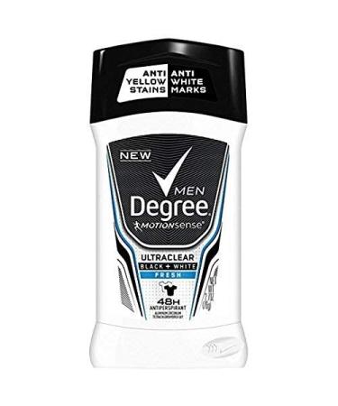 Degree Ultraclear Antiperspirant Deodorant Black/White Fresh 2.7 oz (Pack of 2)