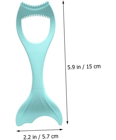 NOLITOY 4pcs Lower Multi-function Reusable Eyelash Shape Silica Mermaid Stencil Blue Girl Mascara Upper for 15X5.7CMx4pcs Bluex4pcs - Buy Online on GoSupps.com