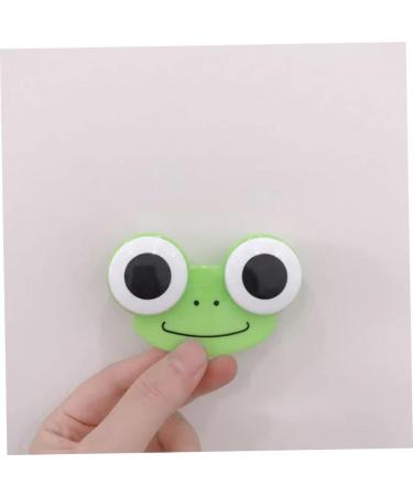 Peosaard Cartoon Frog Contact Lens Case - Cute Animal Lens Holder - 3pcs International Shipping - Buy Online on GoSupps.com