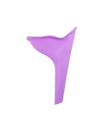 Portable Urinals 1pc 2pcs 3pcs Women Urinal Outdoor Travel Camping Portable Female Urinal Soft Silicone Disposable Paper Urination Device Stand Up for Men Women (Color : Purple 1 pc)