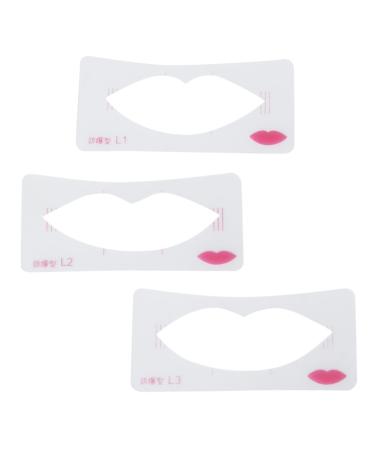 Tiuimk Lip Cards Three different styles for perfect lip formation and makeup application