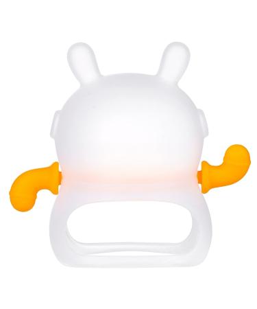 Space Rabbit Gloves Teether - Anti-Drop Silicone Toy for 3+ Months Infants - BPA-Free Baby Chew Toy in Translucent Yellow - Buy Online on GoSupps.com