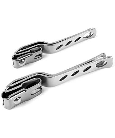 UNbit Nail Clipper Adult Nail Clippers Stainless Steel Silver Nail Clippers 9.5cm 360 Degree Rotating Stainless Steel Nail Clippers - Buy Online on GoSupps.com
