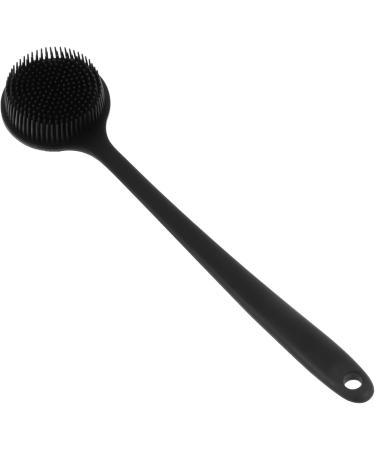 Shop Premium Back Scrubber & Bathing Brush | Multifunctional Body Brush with Black Handle for Massage & Peeling - Ideal for Showers - Buy Online on GoSupps.com